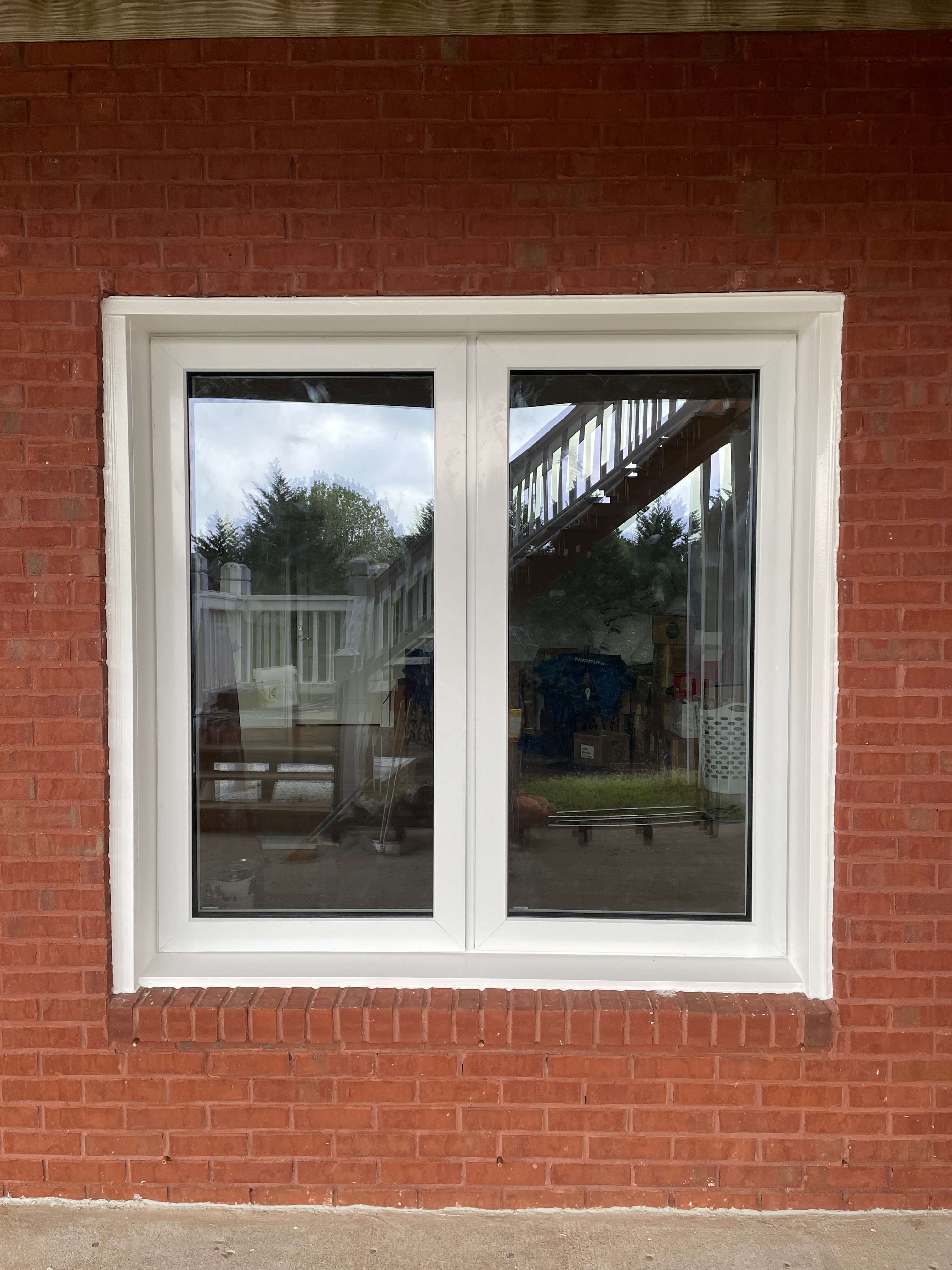 Casement window closed exterior view — quality window installation for homes and businesses